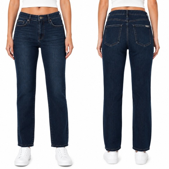 Democracy Denim - Buffalo Jeans Womens 6 28 Mollie High Rise Stretch Skinny Dark Indigo Blue Denim